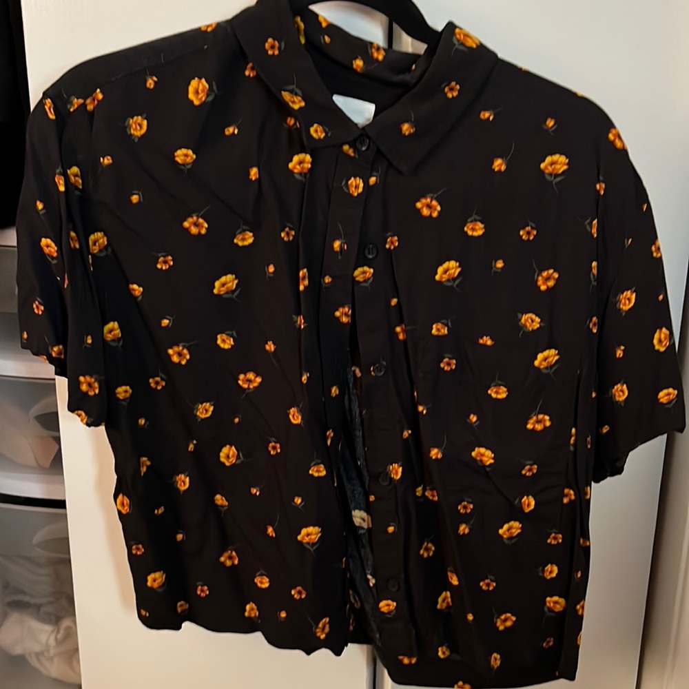 vans button up top size medium
